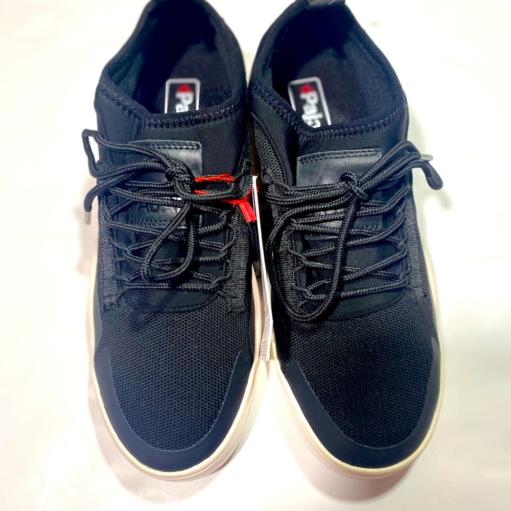 Pajar Leather Mesh Anti-Microbial Contoured Comfort Thermal Black Shoe 8-8.5 NWT
